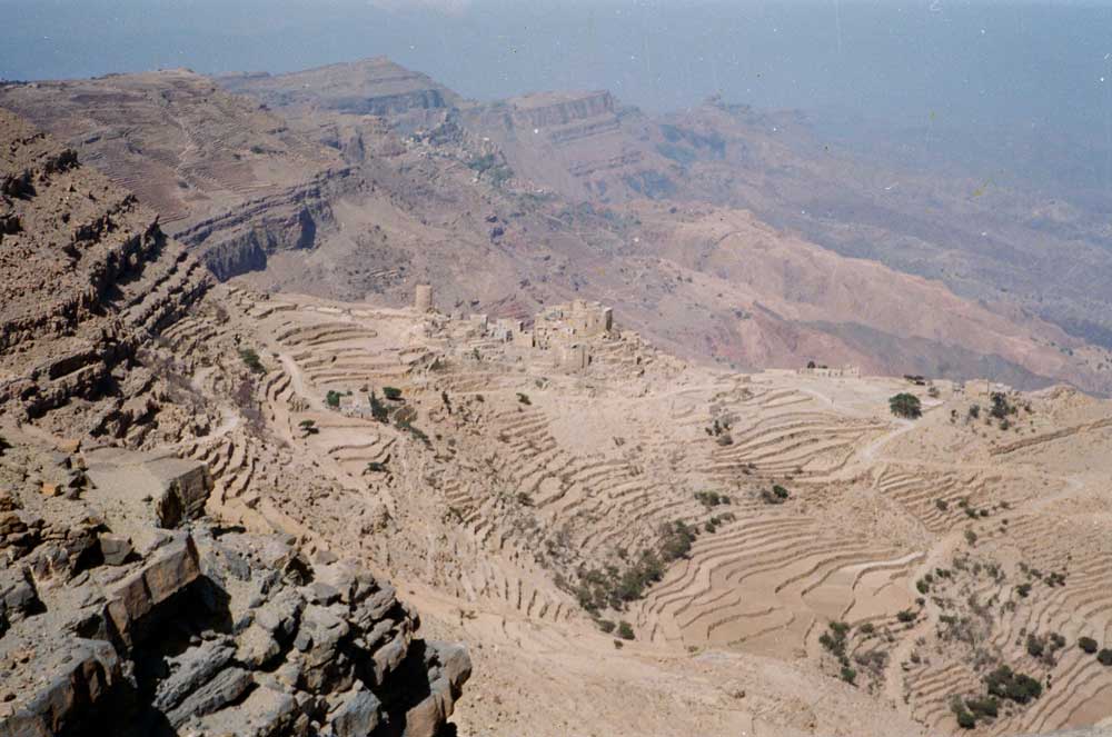 paysage du nord du Yémen
